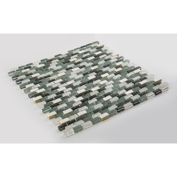 ANDOVA TILES Tino 0.38 X 0.75 Natural Stone Mosaic Wall & Floor Tile